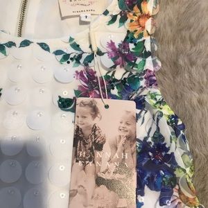 Girls Hannah banana dress size 7 sequins NWT